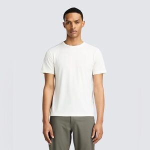 Unbound Merino Men's Merino Crew Neck T‑Shirt - White